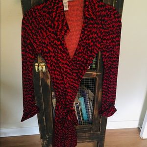Diane Von Furstenberg, Vintage, wrap dress, Sm.